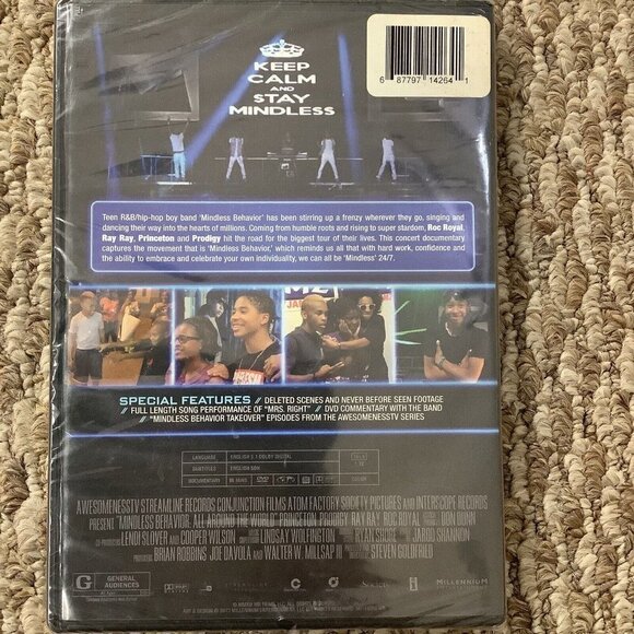Mindless Behavior, The Bands Rise To Stardom.All Around the World (DVD, 2013) - Picture 3 of 3